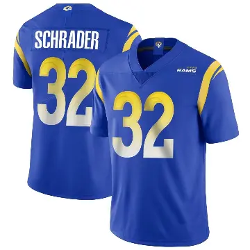 ＃32 Men's Cody Schrader Royal Limited Los Angeles Rams Alternate Vapor Untouchable Jersey