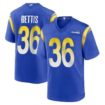 ＃36 Men's Jerome Bettis Royal Game Los Angeles Rams Alternate Jersey