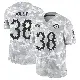 ＃38 Youth Shaun Jolly Arctic Camo Limited Los Angeles Rams 2024 Salute to Service Jersey