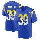 ＃39 Men's Antoine Brooks Jr. Royal Game Los Angeles Rams Alternate Jersey
