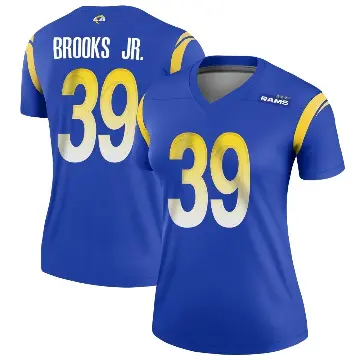 ＃39 Women's Antoine Brooks Jr. Royal Legend Los Angeles Rams Jersey