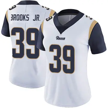 ＃39 Women's Antoine Brooks Jr. White Limited Los Angeles Rams Vapor Untouchable Jersey