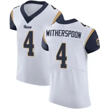 ＃4 Men's Ahkello Witherspoon White Elite Los Angeles Rams Vapor Untouchable Jersey