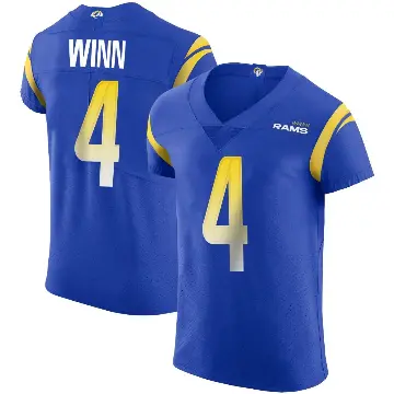 ＃4 Men's Dresser Winn Royal Elite Los Angeles Rams Alternate Vapor Untouchable Jersey