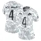 ＃4 Women's Ahkello Witherspoon Arctic Camo Limited Los Angeles Rams 2024 Salute to Service Jersey
