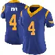 ＃4 Women's Dresser Winn Royal Limited Los Angeles Rams Alternate Vapor Untouchable Jersey