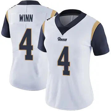 ＃4 Women's Dresser Winn White Limited Los Angeles Rams Vapor Untouchable Jersey