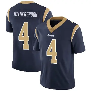 ＃4 Youth Ahkello Witherspoon Navy Limited Los Angeles Rams Team Color Vapor Untouchable Jersey
