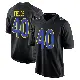 ＃40 Men's Tony Fields II Black Game Los Angeles Rams Fashion Jersey