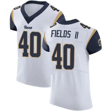 ＃40 Men's Tony Fields II White Elite Los Angeles Rams Vapor Untouchable Jersey