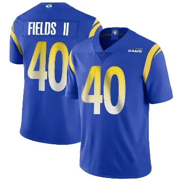 ＃40 Youth Tony Fields II Royal Limited Los Angeles Rams Alternate Vapor Untouchable Jersey