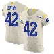 ＃42 Men's Ethan Evans Elite Los Angeles Rams Bone Vapor Jersey