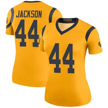 ＃44 Women's Brennan Jackson Gold Legend Los Angeles Rams Color Rush Jersey