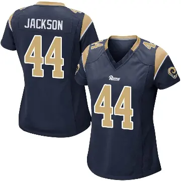 ＃44 Women's Brennan Jackson Navy Game Los Angeles Rams Team Color Jersey