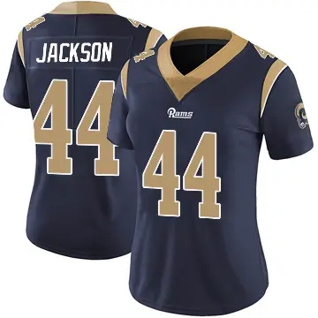 ＃44 Women's Brennan Jackson Navy Limited Los Angeles Rams Team Color Vapor Untouchable Jersey