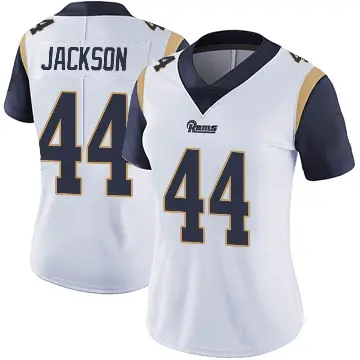 ＃44 Women's Brennan Jackson White Limited Los Angeles Rams Vapor Untouchable Jersey