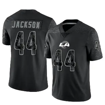 ＃44 Youth Brennan Jackson Black Limited Los Angeles Rams Reflective Jersey