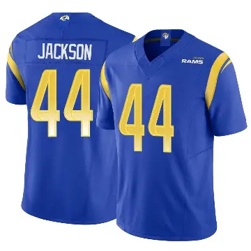 ＃44 Youth Brennan Jackson Royal Limited Los Angeles Rams Vapor F.U.S.E. Jersey