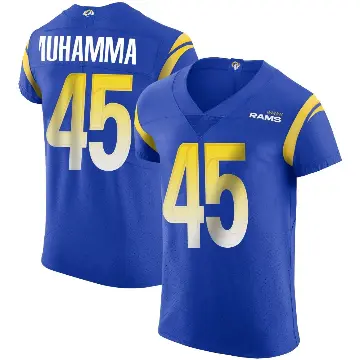 ＃45 Men's Jamil Muhammad Royal Elite Los Angeles Rams Alternate Vapor Untouchable Jersey