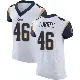 ＃46 Men's Anthony Torres White Elite Los Angeles Rams Vapor Untouchable Jersey