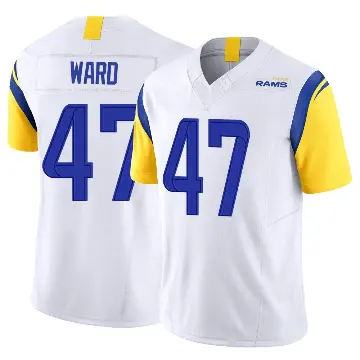 ＃47 Men's Alex Ward White Limited Los Angeles Rams Vapor F.U.S.E. Jersey