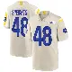 ＃48 Men's Omar Speights Game Los Angeles Rams Bone Jersey