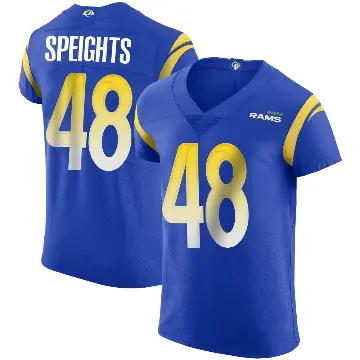 ＃48 Men's Omar Speights Royal Elite Los Angeles Rams Alternate Vapor Untouchable Jersey