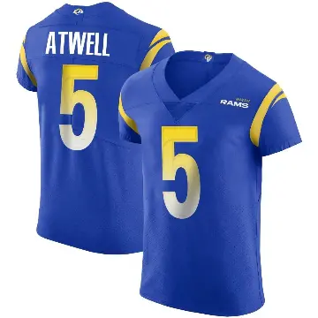 ＃5 Men's Tutu Atwell Royal Elite Los Angeles Rams Alternate Vapor Untouchable Jersey