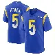 ＃5 Youth Tutu Atwell Royal Game Los Angeles Rams Alternate Jersey