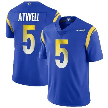 ＃5 Youth Tutu Atwell Royal Limited Los Angeles Rams Alternate Vapor Untouchable Jersey