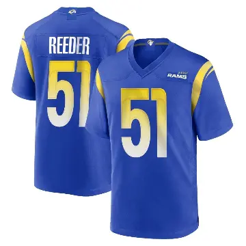 ＃51 Youth Troy Reeder Royal Game Los Angeles Rams Alternate Jersey