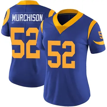 ＃52 Women's Larrell Murchison Royal Limited Los Angeles Rams Alternate Vapor Untouchable Jersey