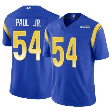 ＃54 Youth Chris Paul Jr. Royal Limited Los Angeles Rams Vapor F.U.S.E. Jersey