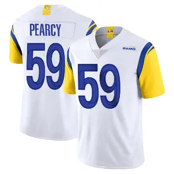 ＃59 Men's Josh Pearcy White Limited Los Angeles Rams Vapor Untouchable Jersey