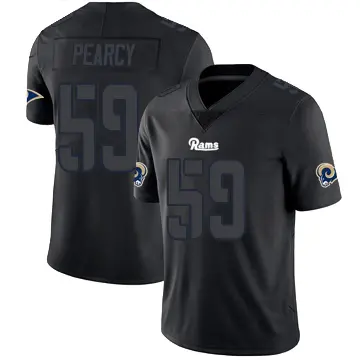 ＃59 Youth Josh Pearcy Black Impact Limited Los Angeles Rams Jersey