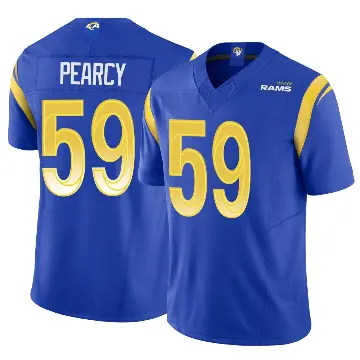 ＃59 Youth Josh Pearcy Royal Limited Los Angeles Rams Vapor F.U.S.E. Jersey