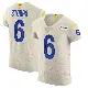 ＃6 Men's Drake Stoops Elite Los Angeles Rams Bone Vapor Jersey