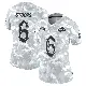 ＃6 Women's Drake Stoops Arctic Camo Limited Los Angeles Rams 2024 Salute to Service Jersey