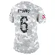 ＃6 Women's Drake Stoops Arctic Camo Limited Los Angeles Rams 2024 Salute to Service Jersey