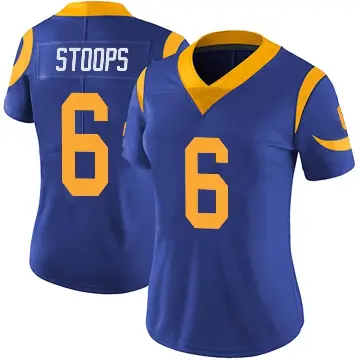 ＃6 Women's Drake Stoops Royal Limited Los Angeles Rams Alternate Vapor Untouchable Jersey