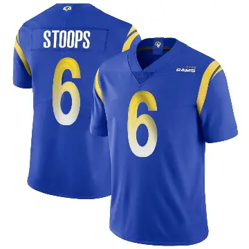 ＃6 Youth Drake Stoops Royal Limited Los Angeles Rams Alternate Vapor Untouchable Jersey