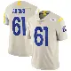 ＃61 Youth AJ Arcuri Limited Los Angeles Rams Bone Vapor Jersey