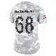＃68 Women's David Quessenberry Arctic Camo Limited Los Angeles Rams 2024 Salute to Service Jersey