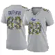 ＃69 Women's Kevin Dotson Gray Game Los Angeles Rams Atmosphere Fashion Jersey