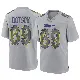 ＃69 Youth Kevin Dotson Gray Game Los Angeles Rams Atmosphere Fashion Jersey