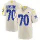 ＃70 Youth KT Leveston Game Los Angeles Rams Bone Jersey