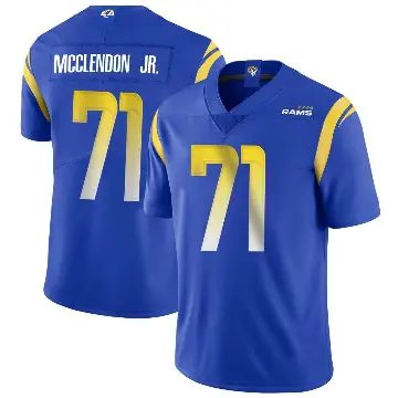 ＃71 Men's Warren McClendon Jr. Royal Limited Los Angeles Rams Alternate Vapor Untouchable Jersey