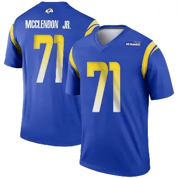 ＃71 Youth Warren McClendon Jr. Royal Legend Los Angeles Rams Jersey