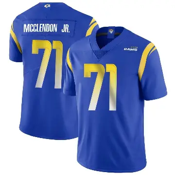 ＃71 Youth Warren McClendon Jr. Royal Limited Los Angeles Rams Alternate Vapor Untouchable Jersey