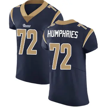 ＃72 Men's D.J. Humphries Navy Elite Los Angeles Rams Team Color Vapor Untouchable Jersey
